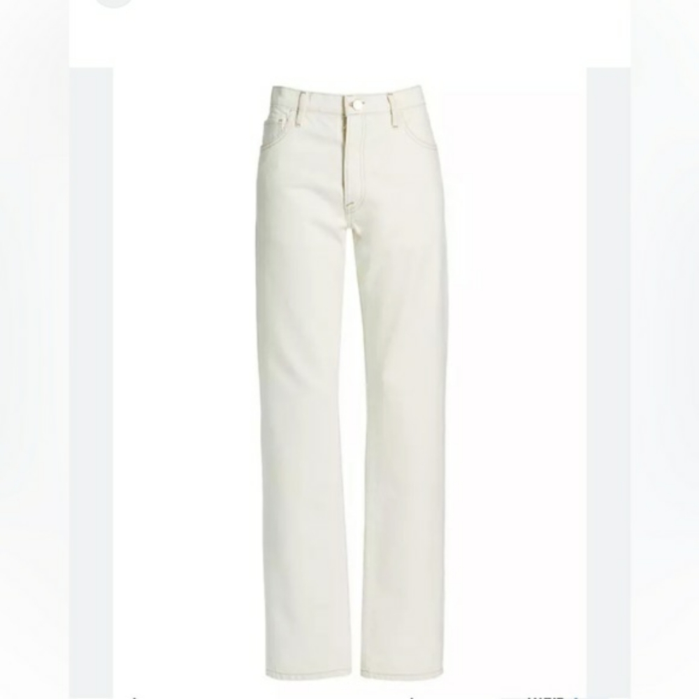 Frame Denim Women's Straight Leg Jeans - Cream